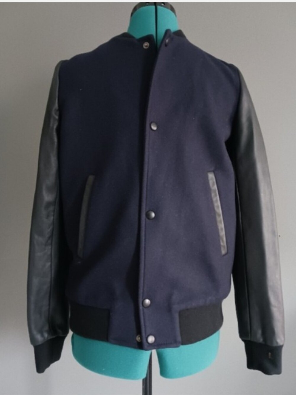 NWT Mackage Wool/ Leather B9mber Jacket Size 14